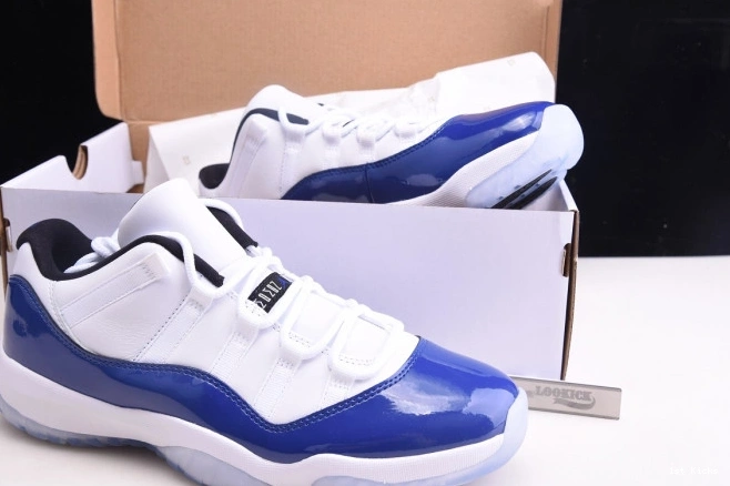 1st Kicks Jordan Concord Low AH7860-100 11 White Air Retro 0710
